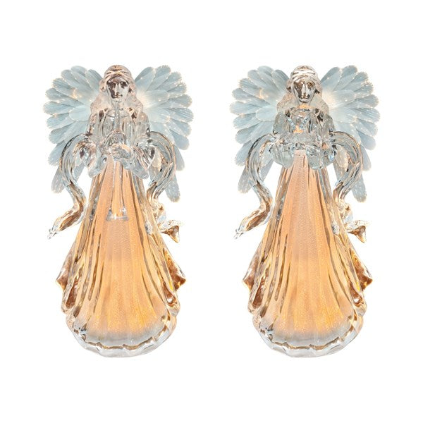 ST LED Fibre Optic Angel 27cm 2 asst