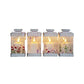 ST LED Floral Lantern 19cm 4 asst