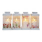 ST LED Floral Lantern 26cm 4 asst