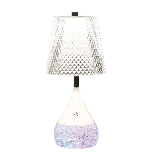 LED Diamond Shade Glitter Lamp