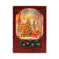 ST LED Santa Book Spinner 19cm