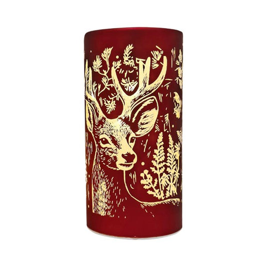 ST LED Stag Column Red 18cm