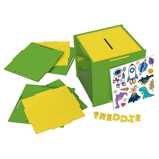 GJ Make Your Own Moneybox: Blank Green*