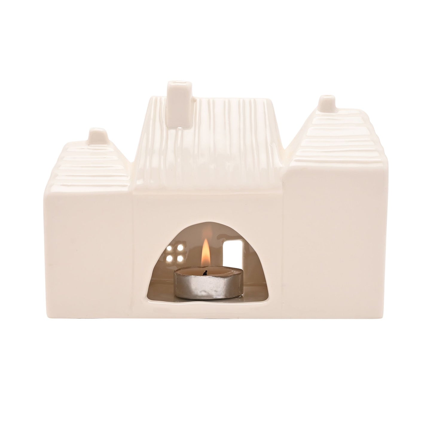WDP Ceramic House Tea Light Holder Where