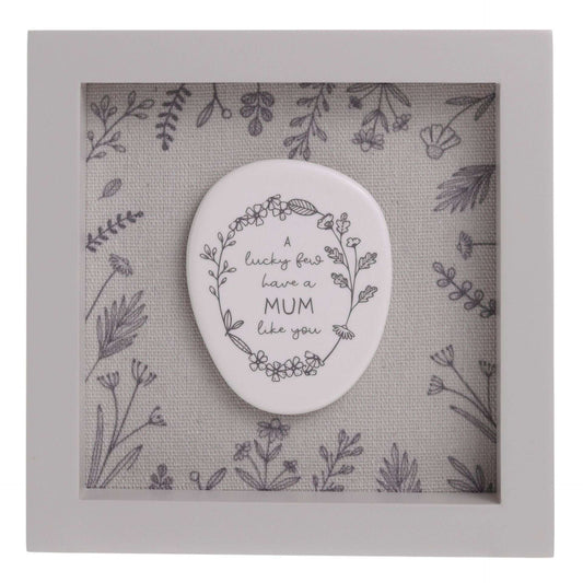 WDP Plaque 15x15cm Lucky To Have A Mum