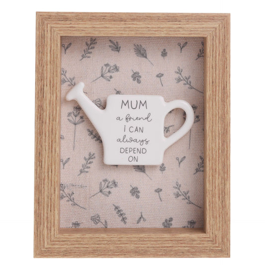 WDP Plaque 12cm x 15cm - Mum, Friend