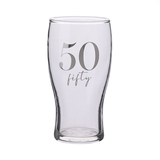 50th Pint Glass