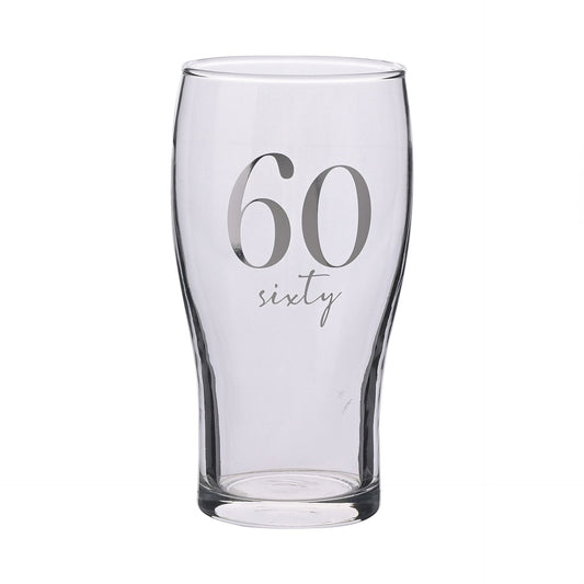 Happy 60th Pint Glass