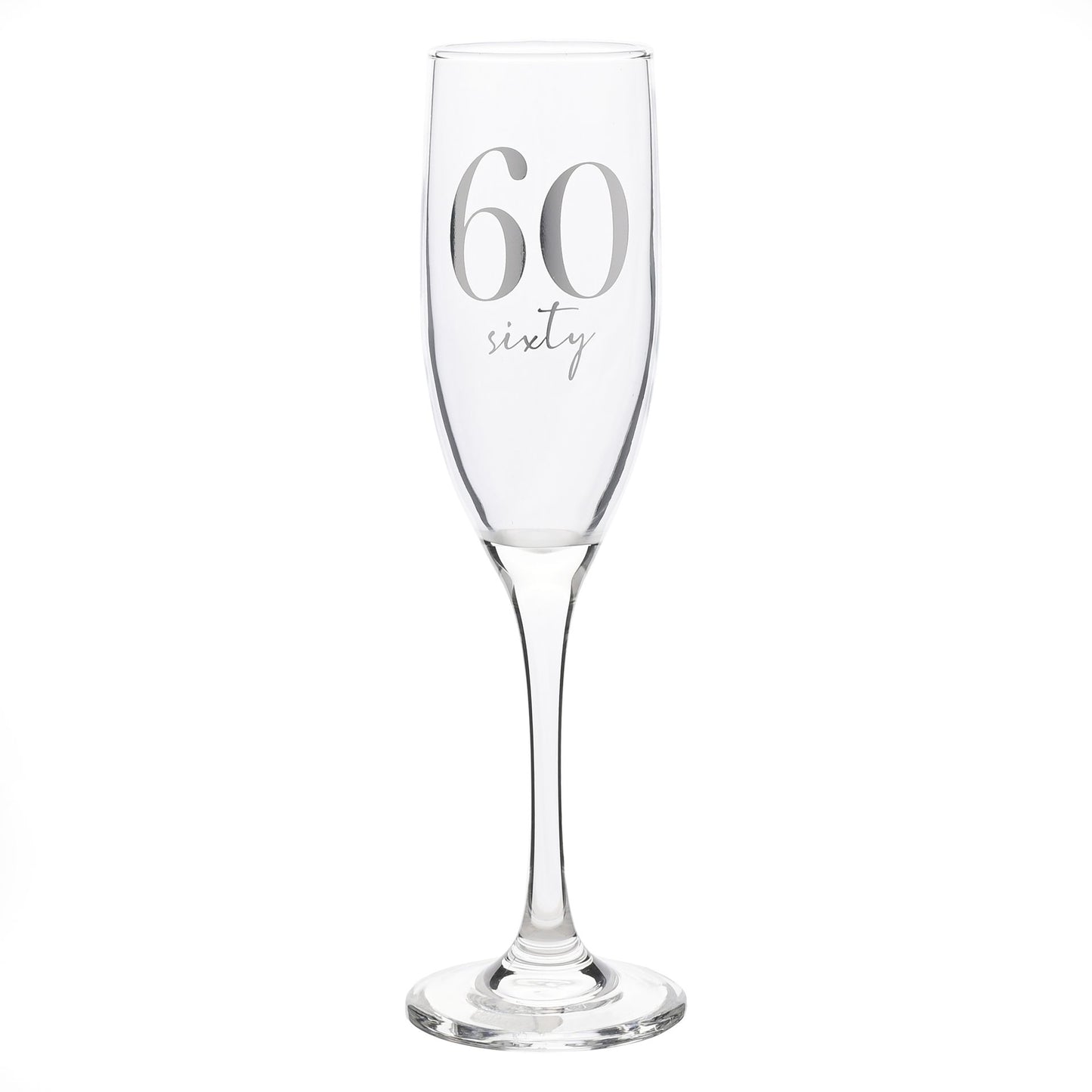 60th Glass Flute