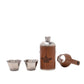 WDP Top Gun Metal Travel Flask 6oz Brown