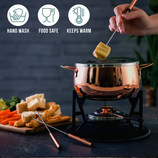 OS Rose Gold Fondue Gift Set