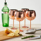 OS 4 Rose Gold Gin Glasses S/S