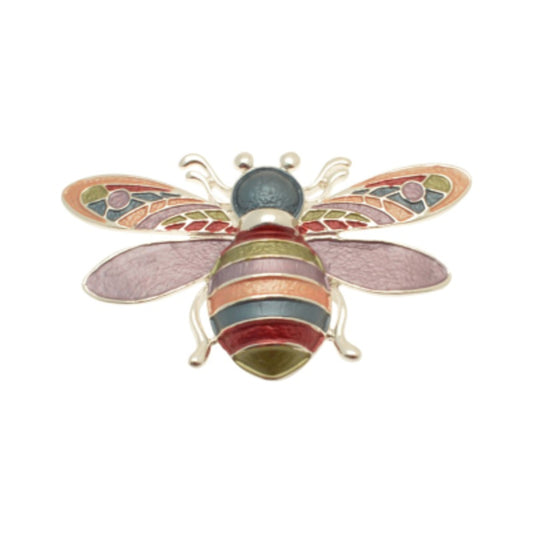 Magnetic Brooch - Multicolour Bumble Bee