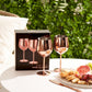 OS 2 Rose Gold Wine Glasses S/S