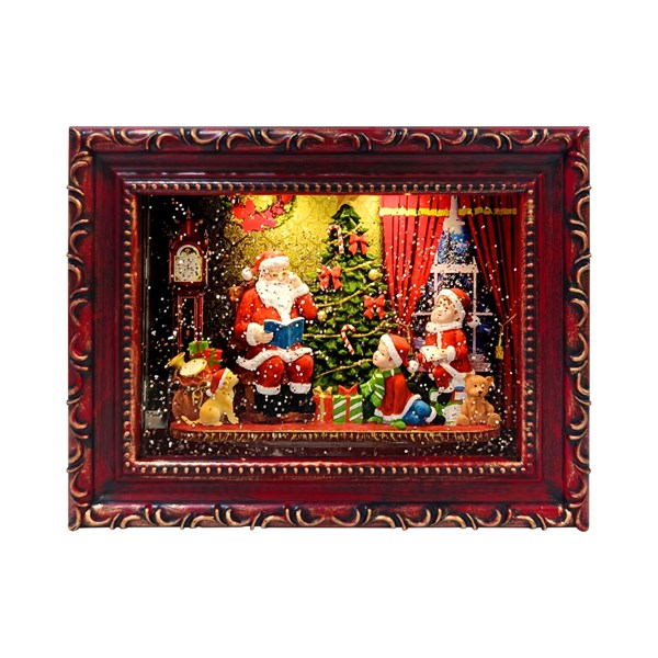 ST Santa Frame Spinner 24.5cm