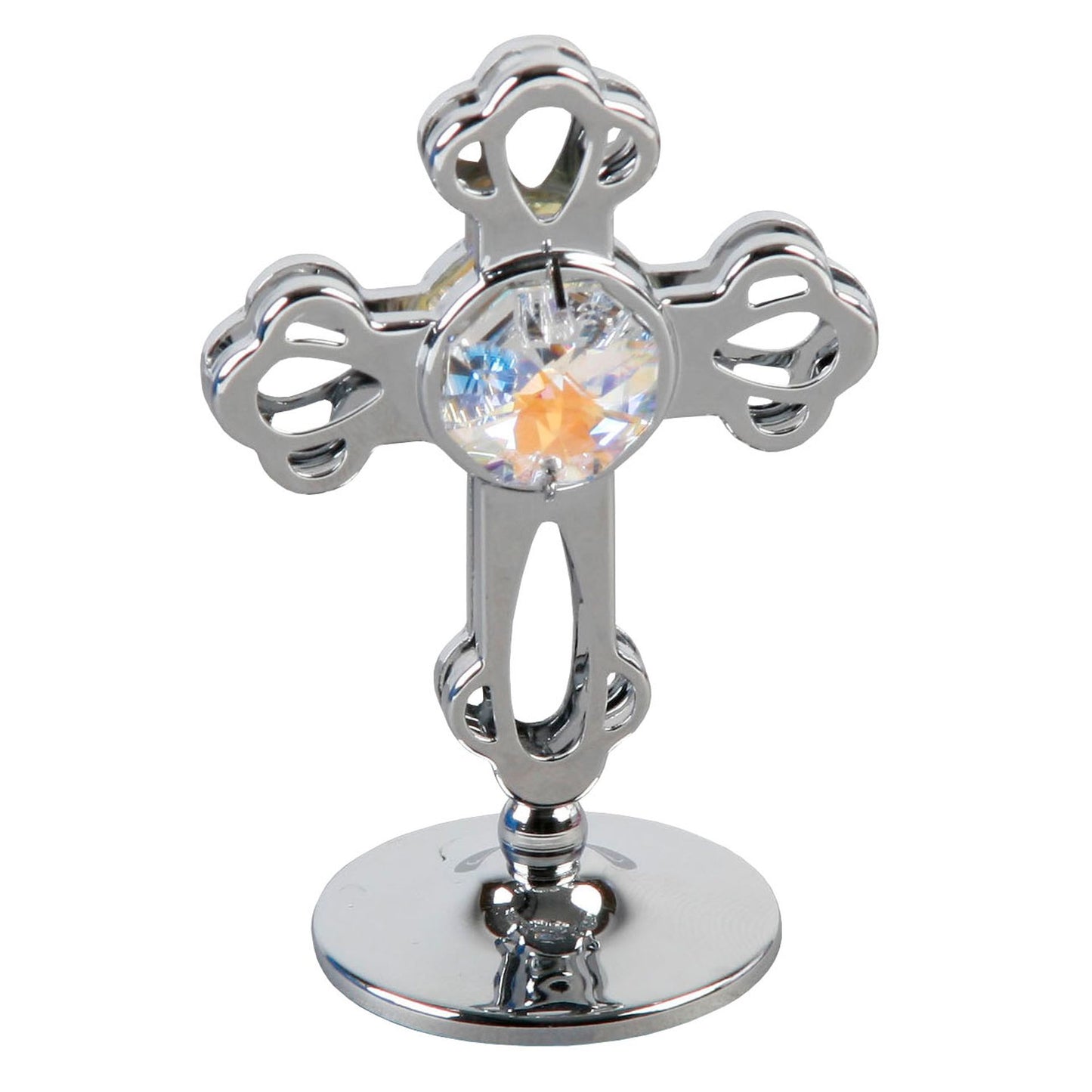 WDP Crystocraft Chrome Plated Cross