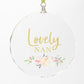 WDP Peaches & Cream Plaque 10cm - Nan