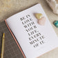 WDP Serenity Bucket List Journal
