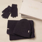 WDP Sophia Layers Cosy Knit Hat Glove & Scarf Gift Set - Navy
