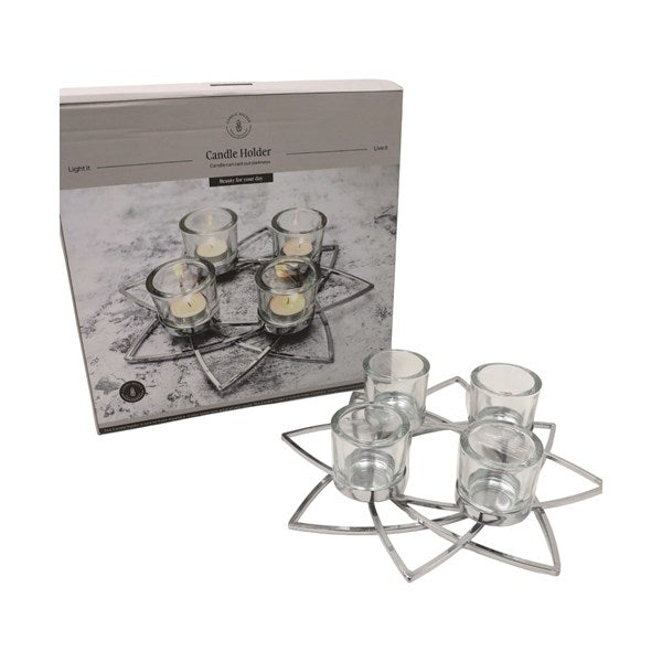 ST Star Tealight Holder 30.5cm+~