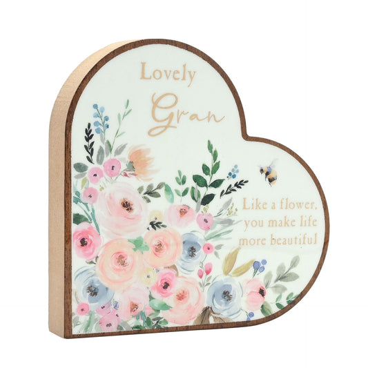 WDP Mantel Heart Plaque - Gran