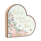 WDP Mantel Heart Plaque - Thank You