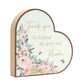 WDP Mantel Heart Plaque - Thank You