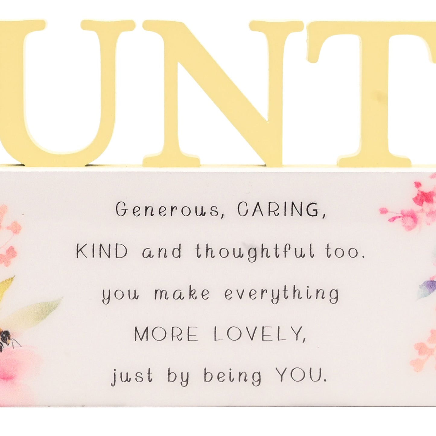 WDP Cottage Garden Floral Word - Aunty