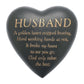 WDP TOY Graveside Heart Plaque - Husband