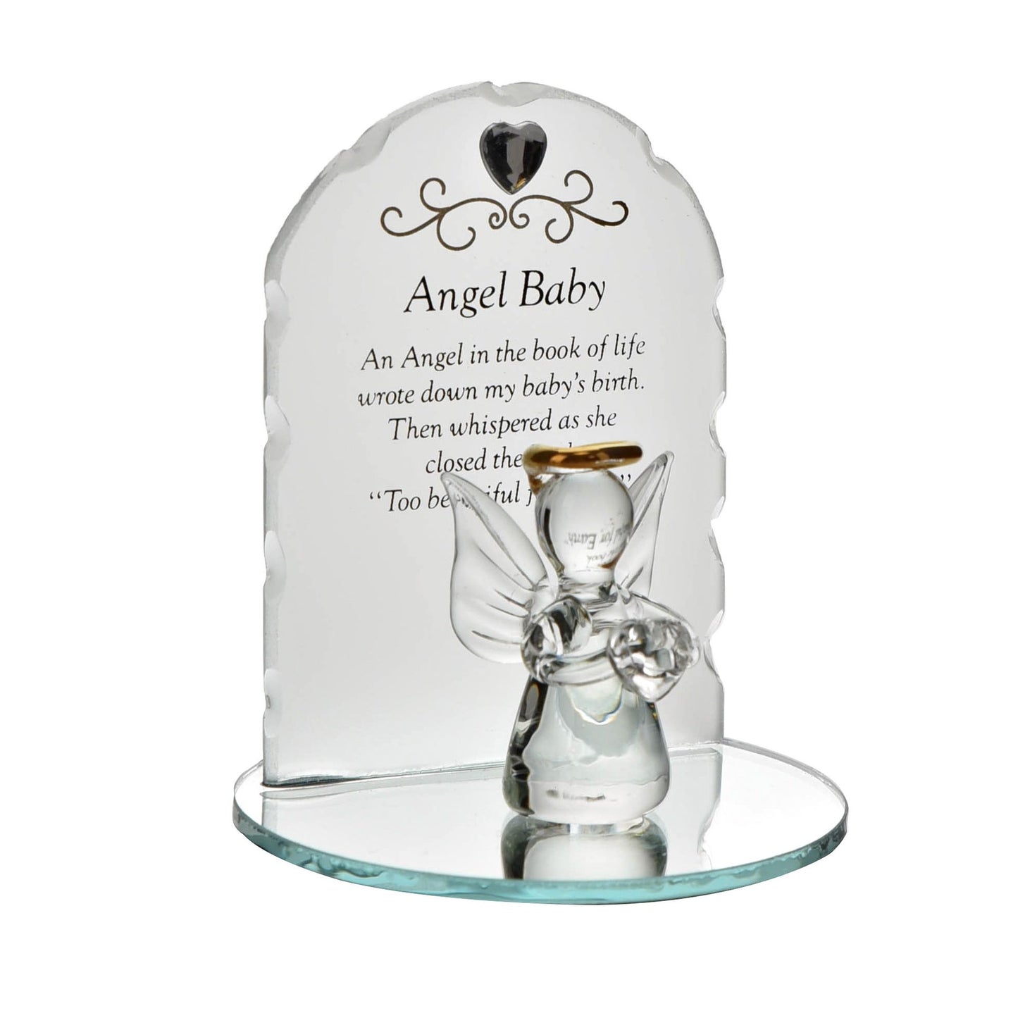 WDP Thoughts of You Angel Plaque - Baby