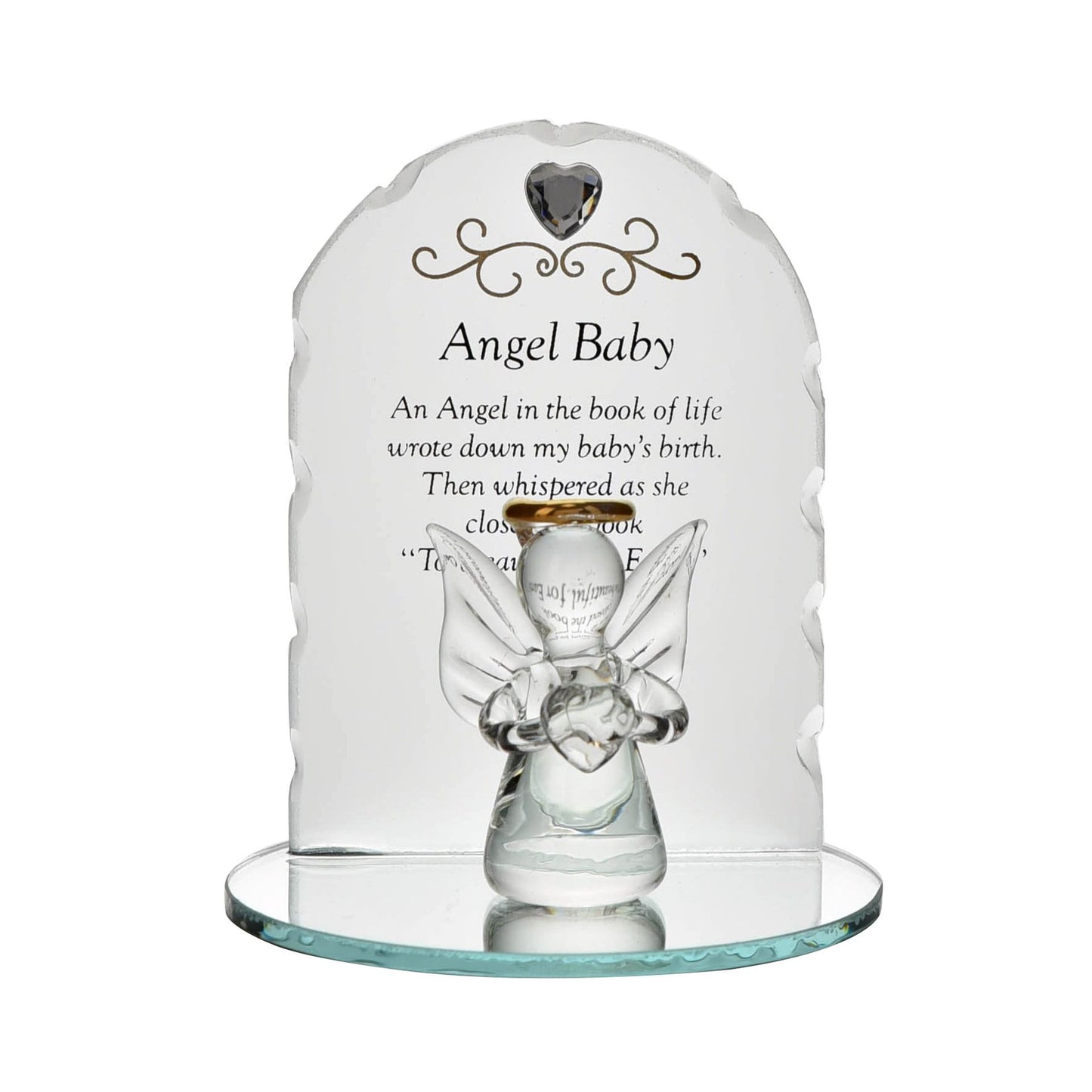 WDP Thoughts of You Angel Plaque - Baby