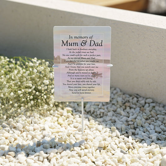 WDP Graveside Cards - Mum & Dad