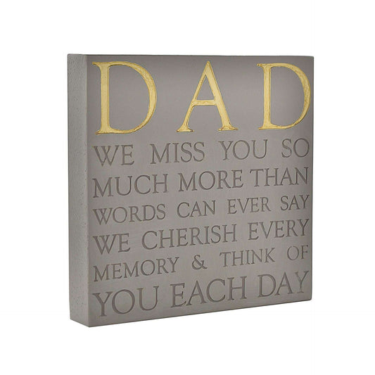 WDP Memorial Square Plaque - Dad~