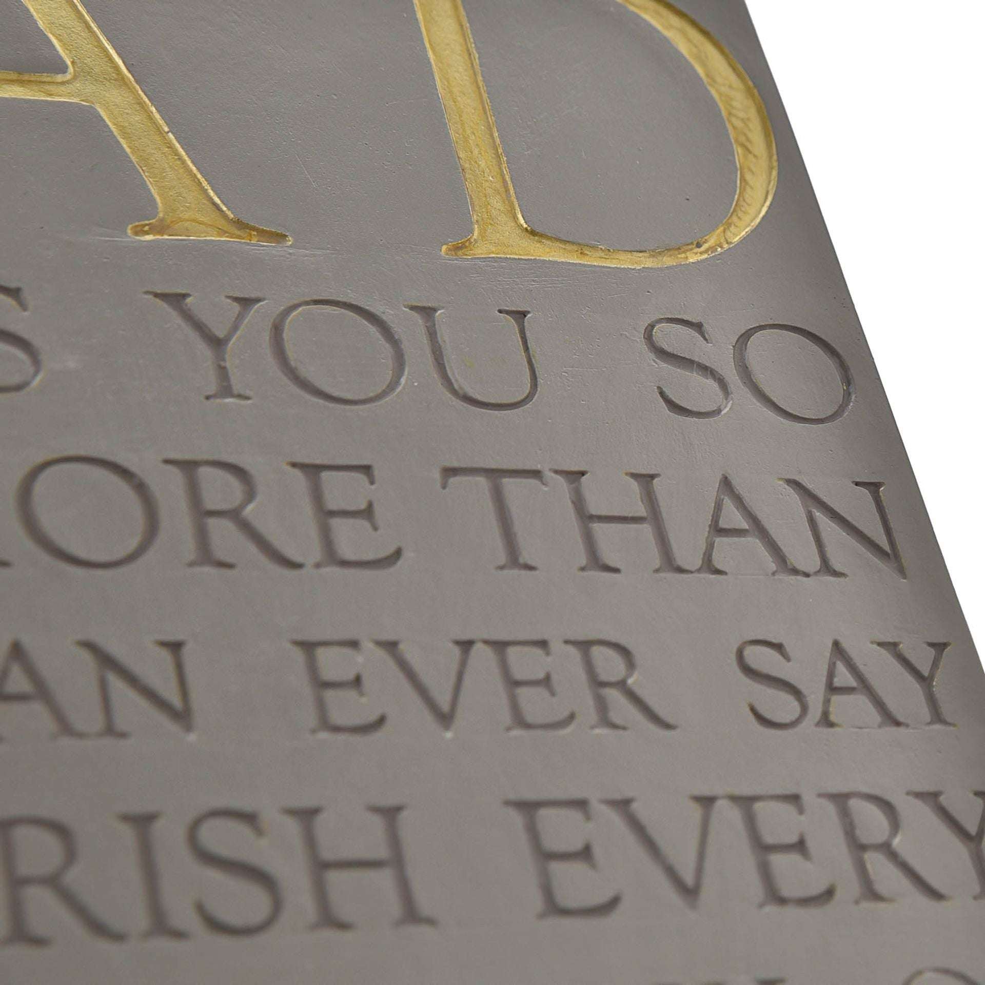 WDP Memorial Square Plaque - Dad~