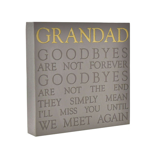 WDP Memorial Square Plaque - Grandad~