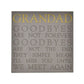 WDP Memorial Square Plaque - Grandad~