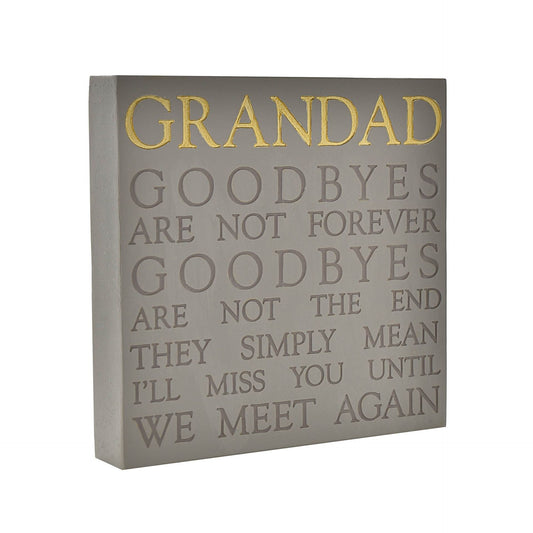 WDP Memorial Square Plaque - Grandad~