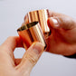 OS Rose Gold 6 Shot Glass Set on Tray