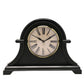 WDP Broken Arch Mantel Clock Black