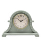 WDP Broken Arch Mantel Clock Sage Green