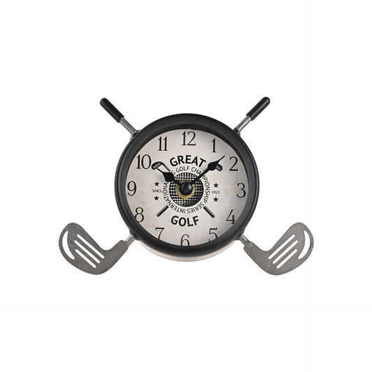 WDP Hometime Mantel Clock Golf Clubs