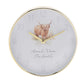 WDP Wall Clock 20cm Highland Cow Design