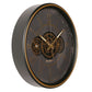 WDP Clock Moving Gears Metal Frame 35cm