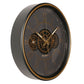 WDP Clock Moving Gears Metal Frame 35cm