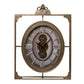 WDP Square Wall Clock With Moving Gears & Metal Frame - 54cm x 80cm
