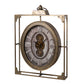 WDP Square Wall Clock With Moving Gears & Metal Frame - 54cm x 80cm
