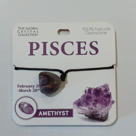 Birthstone Necklace - Pisces Amethyst