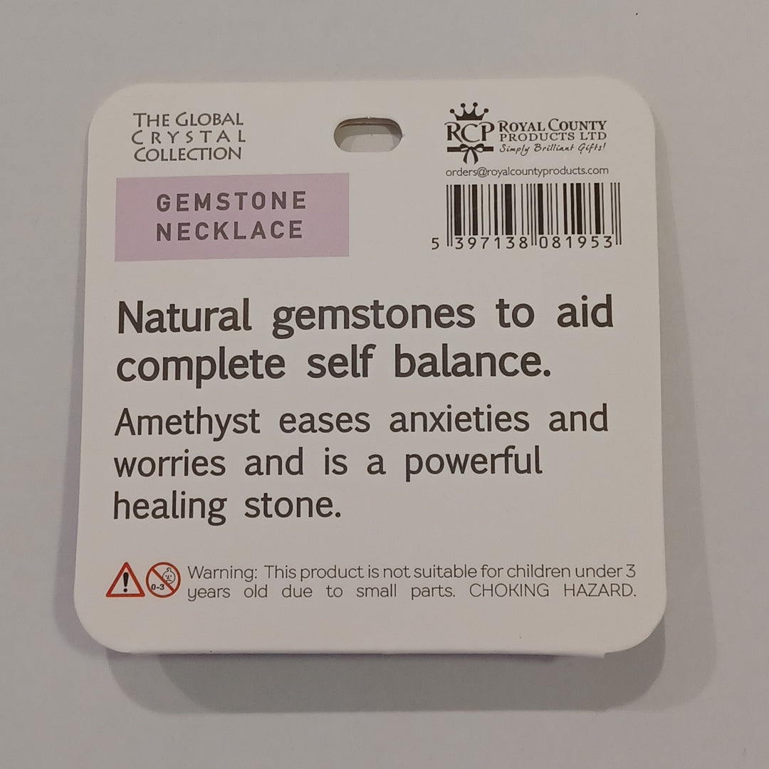 Gemstone Necklace - Thinking of You Amethyst