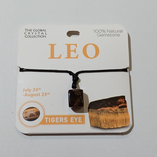 Birthstone Necklace - Leo Tigers Eye