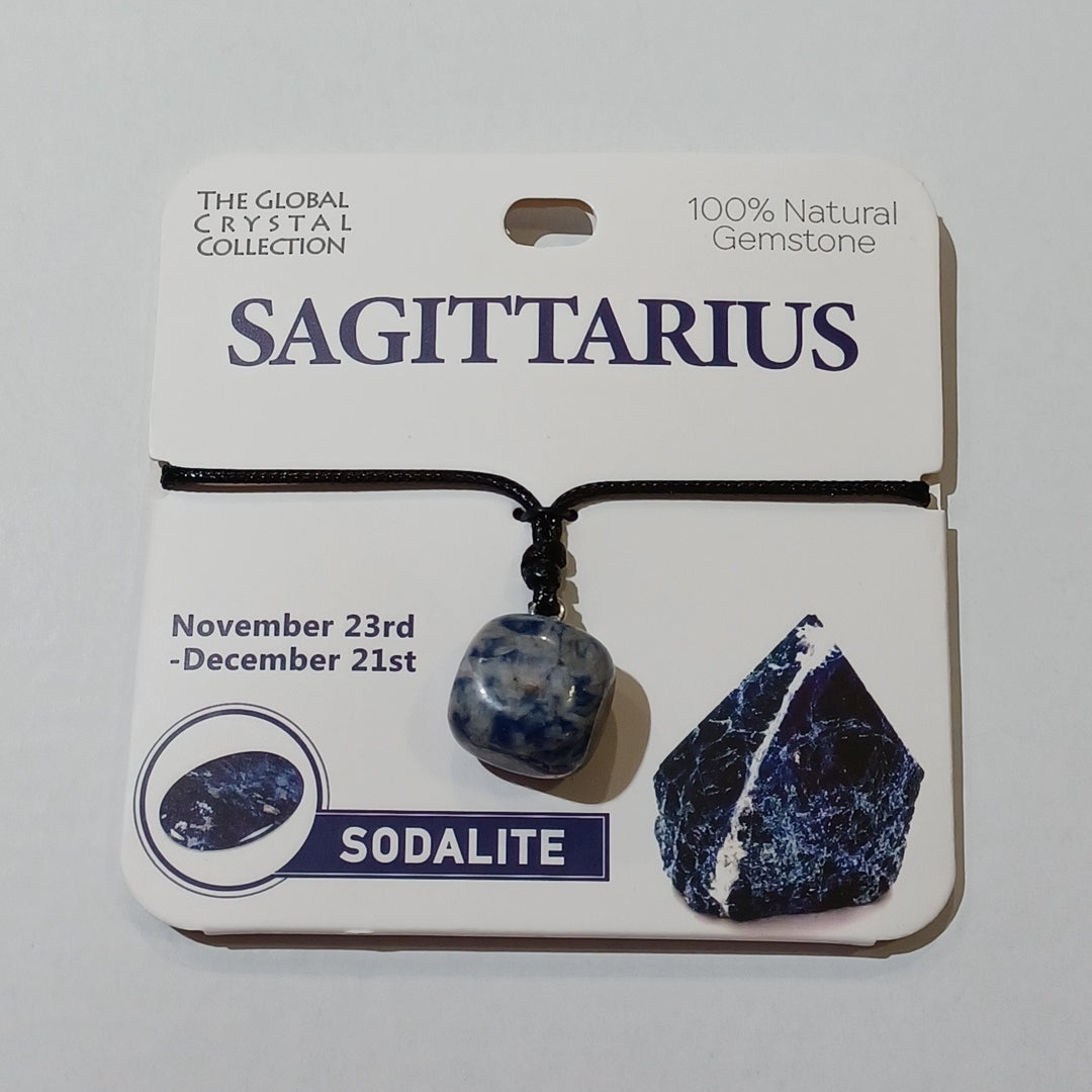 Birthstone Necklace - Sagittarius Sodalite